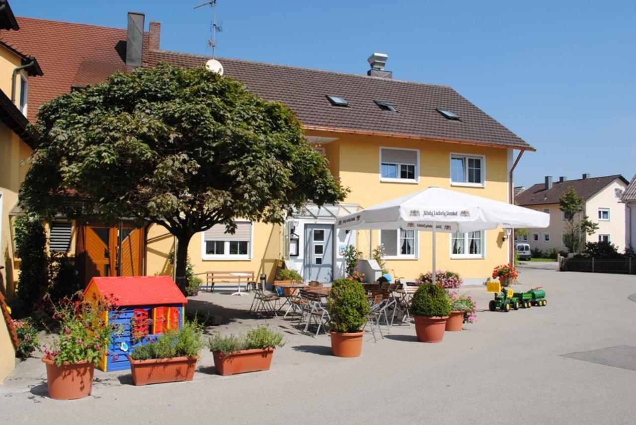 Landgasthof Adler Aislingen Buitenkant foto